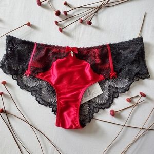 CORALIE| Satin Lace Panty